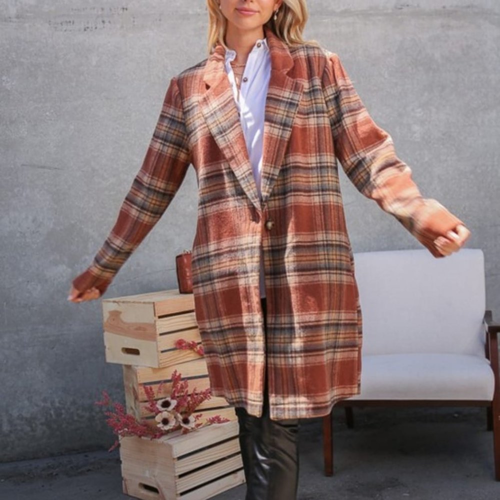 Women Long  Coat - Picture 2 of 6